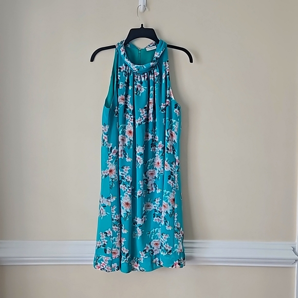 SZ M, New York and Co, "Eva Mendes" Spring floral dress - Picture 1 of 7